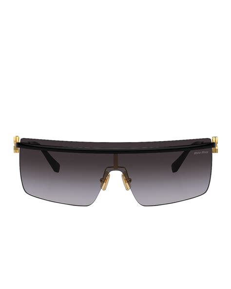 miu miu shield sunglasses|miu miu eyeglasses.